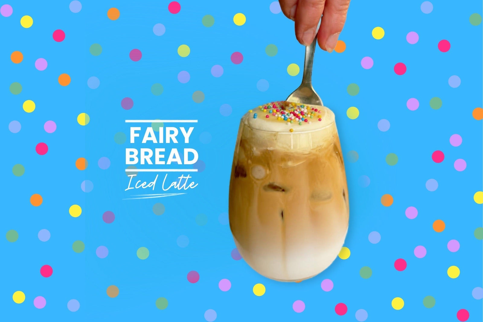 Fairy Bread Iced Latte