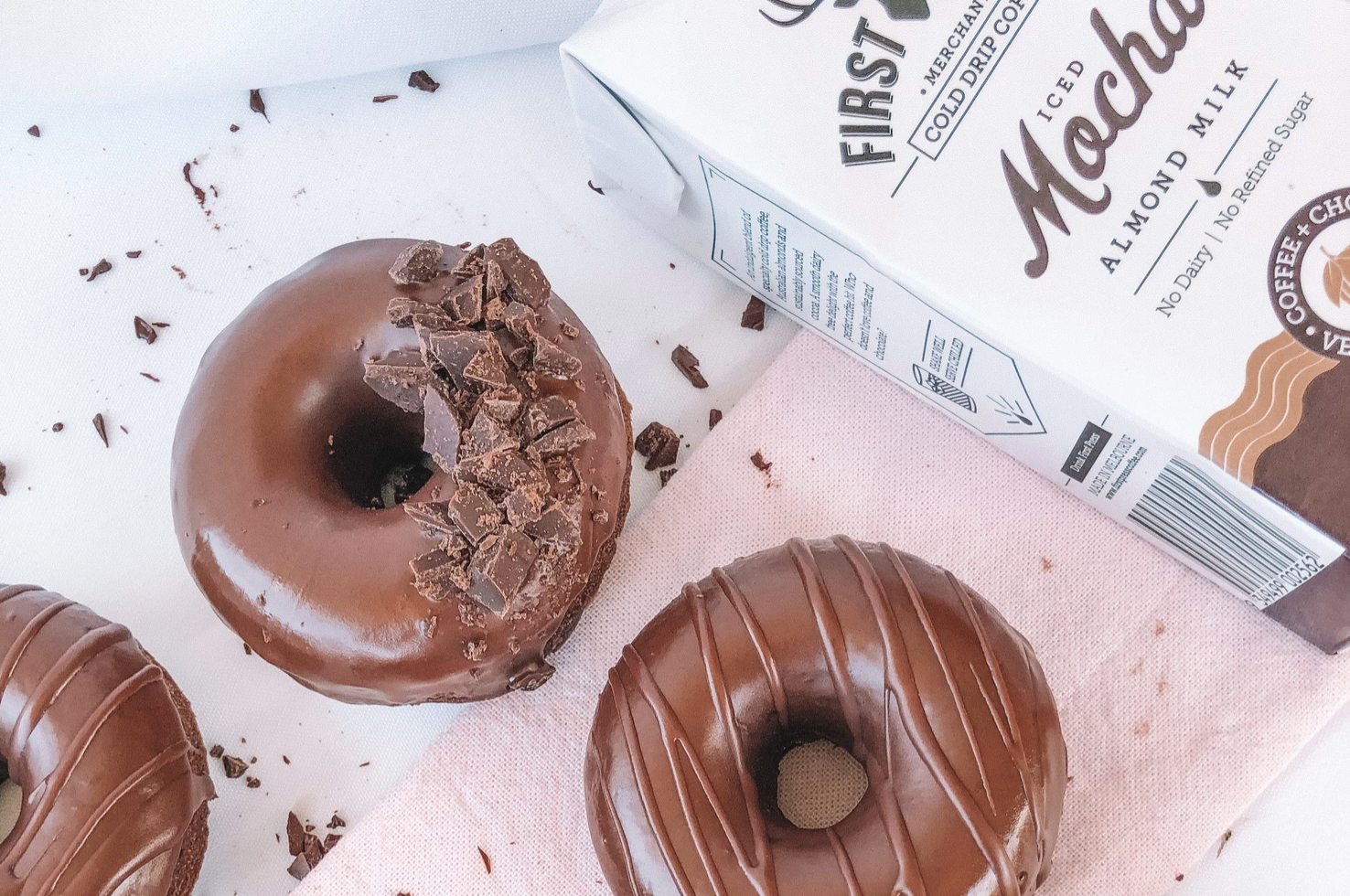 First Press Iced Mocha donuts