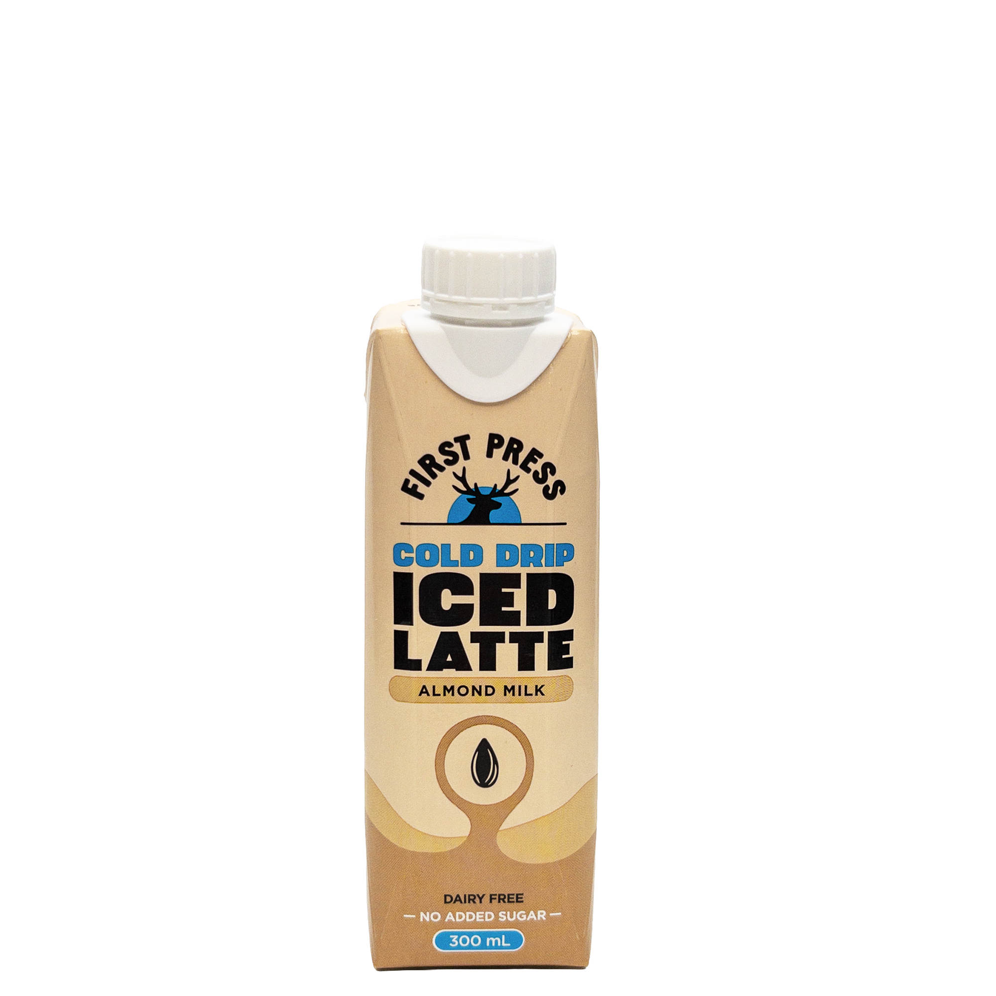 Iced Almond Milk Latte 300ml - No Added Sugar (12 pk) - First Press Coffee