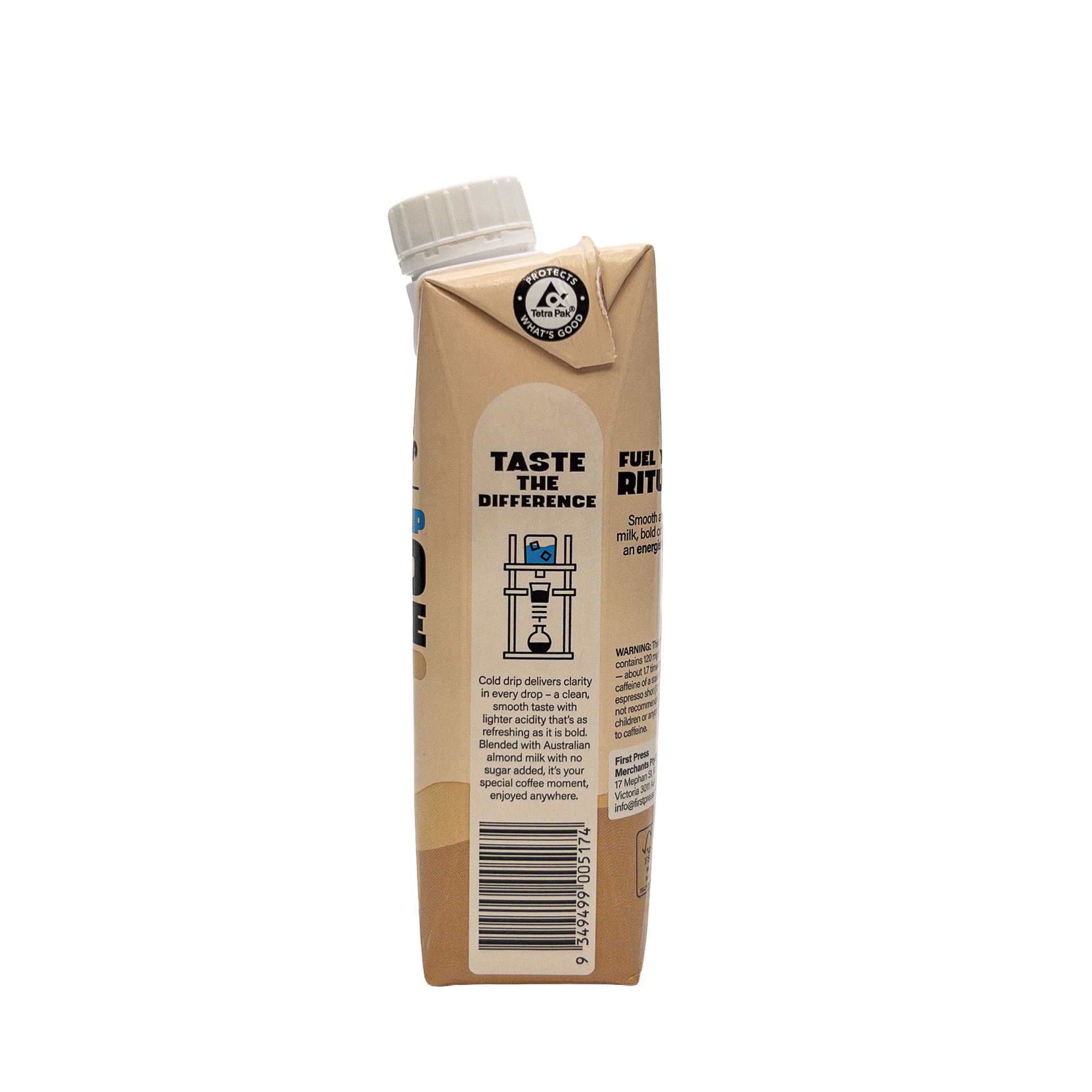 Iced Coffee Almond Milk - No Added Sugar (12 pk) - First Press Coffee