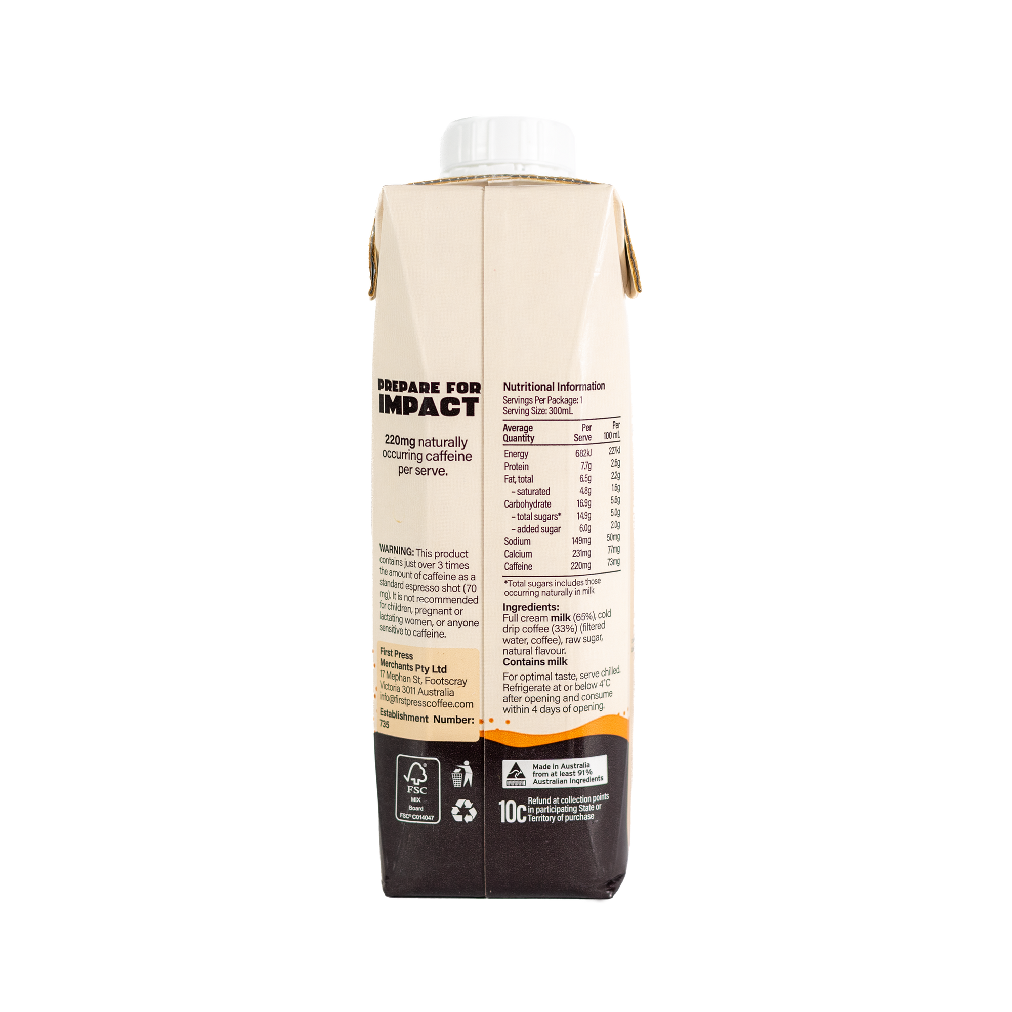 Extra Strong Iced Latte 300ml