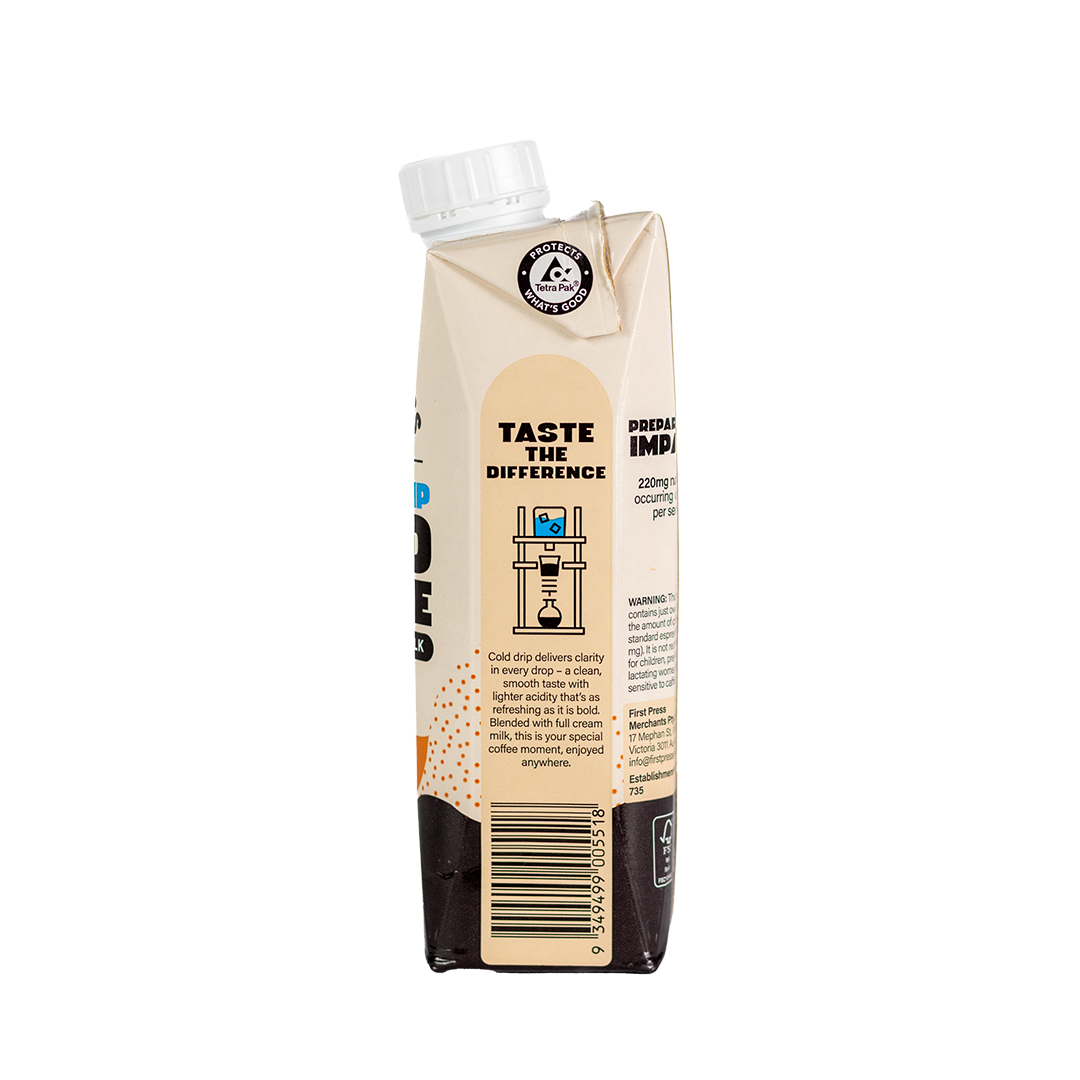 Iced Latte Extra Strong (12 pk) - First Press Coffee