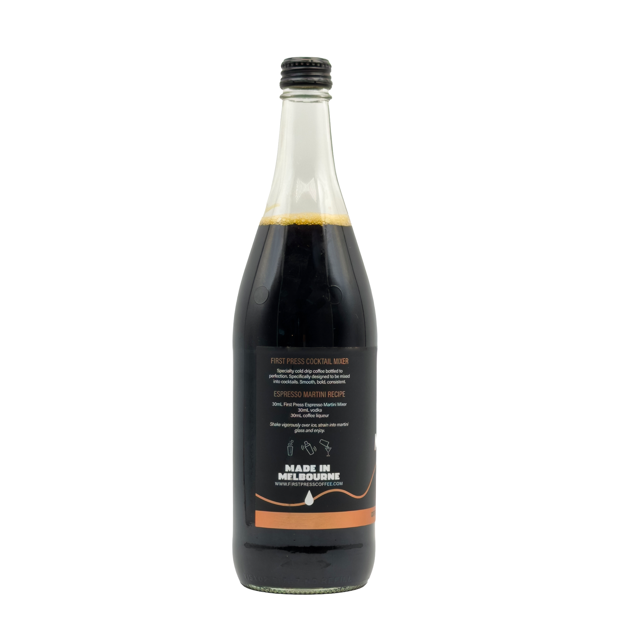 First Press Black Cocktail Mixer Double Pack 750ml