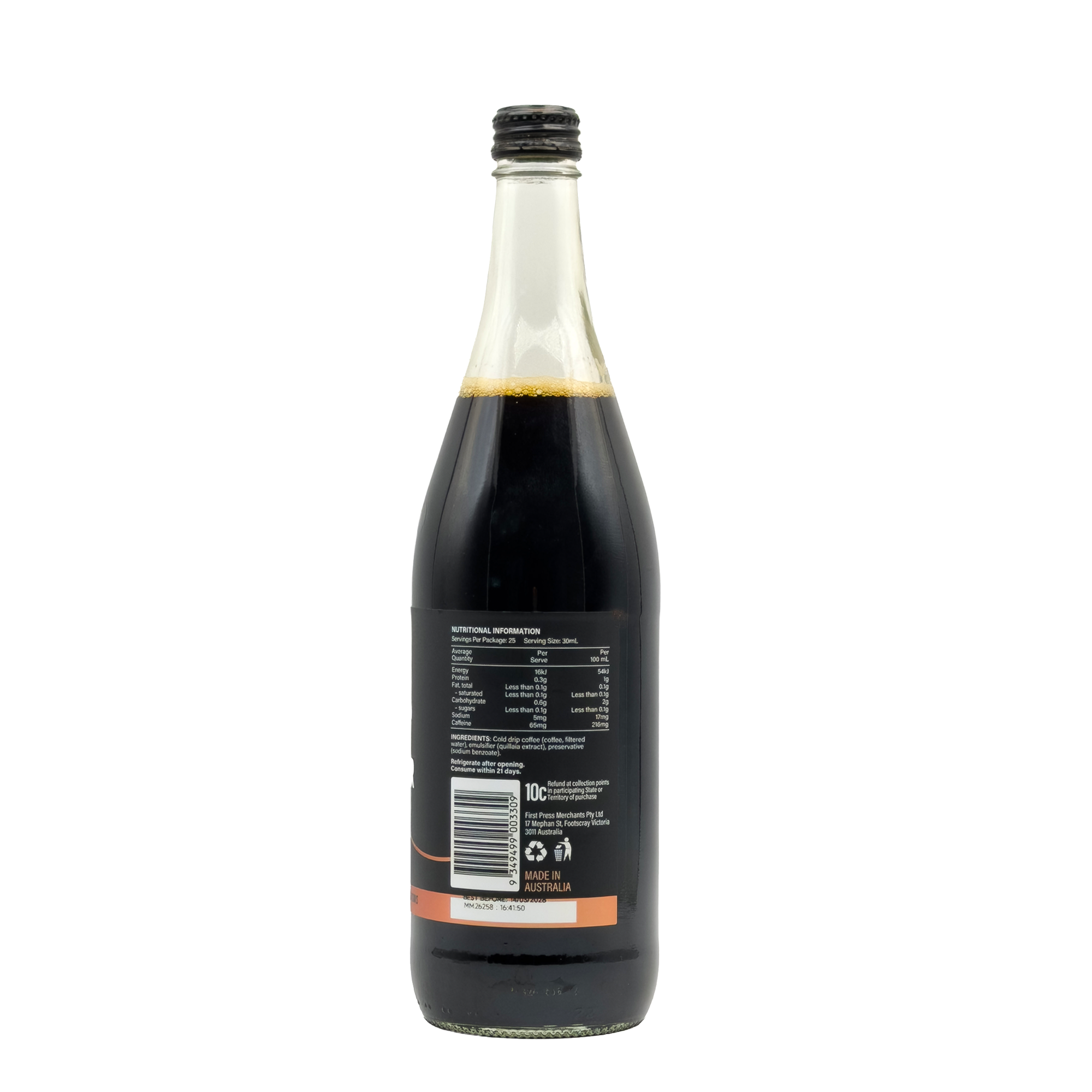 First Press Black Cocktail Mixer Double Pack 750ml