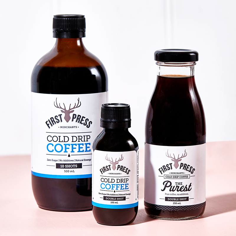 First Press Coffee Cold Drip Coffee & Dairy Free Iced Coffee