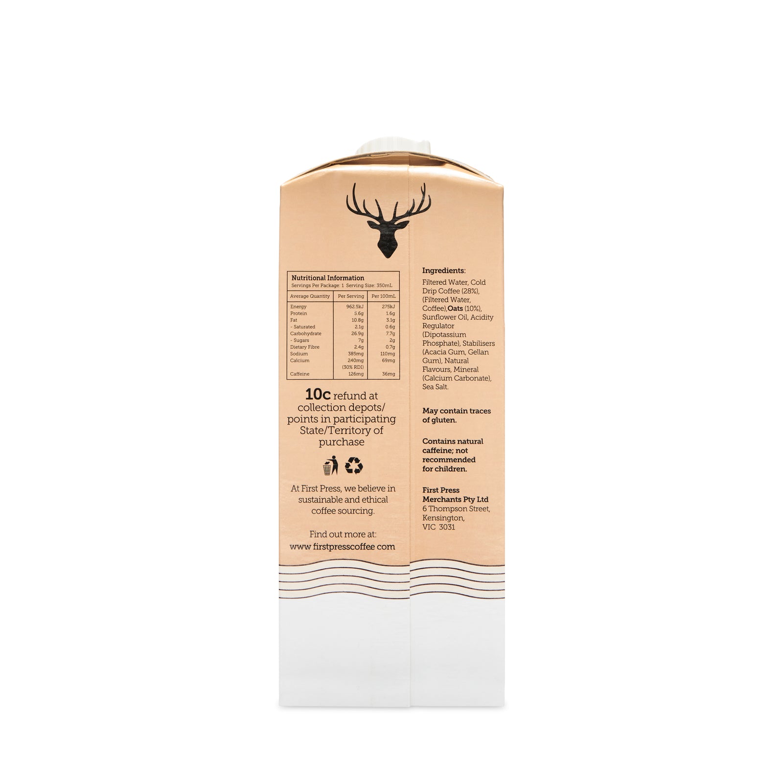 First Press Oat Milk Iced Coffee